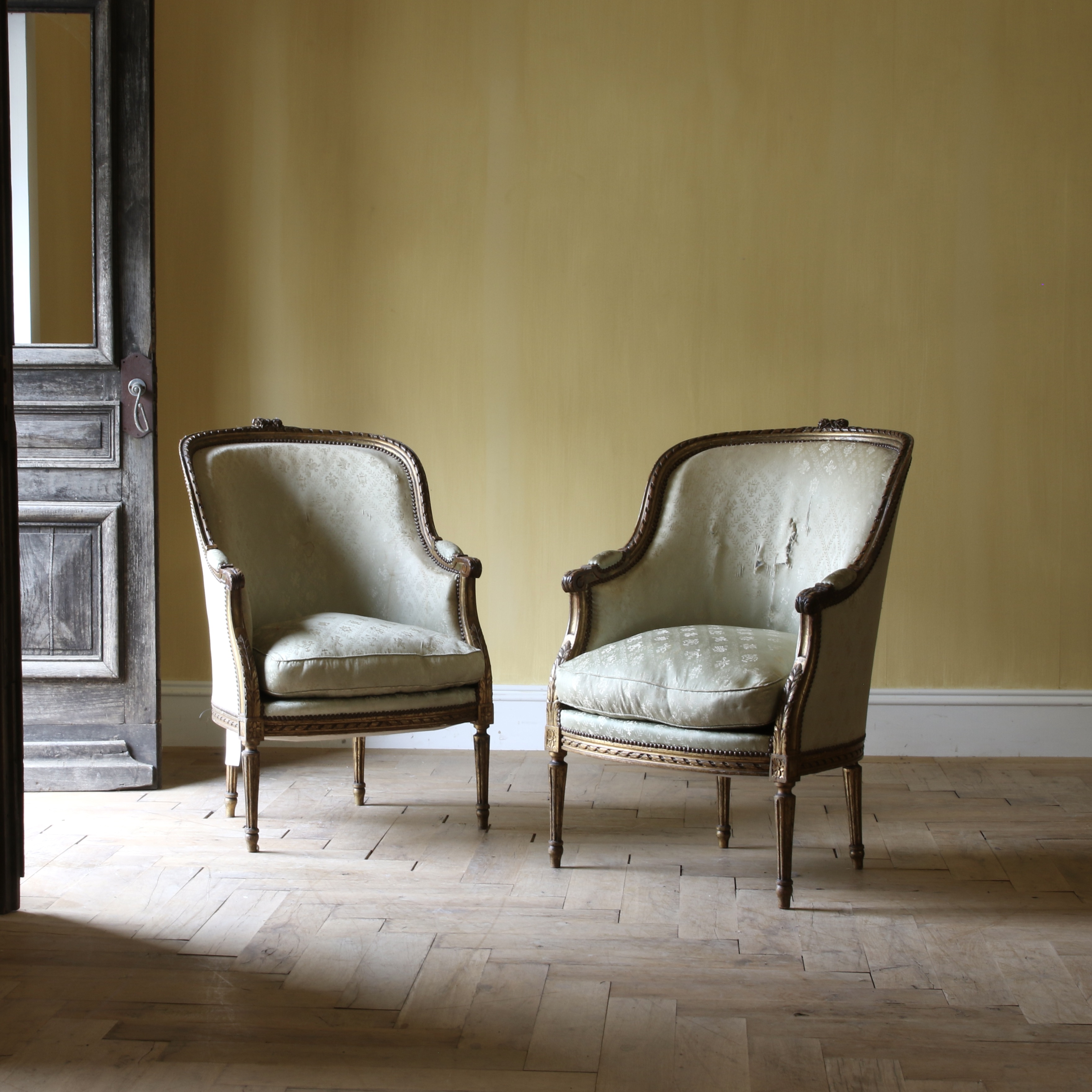154-66 - Pair of Louis XVI Bergere